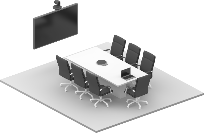 small-meeting-room-1 Малая переговорная или кабинет руководителя на 2–6 человек - MixArt Distribution